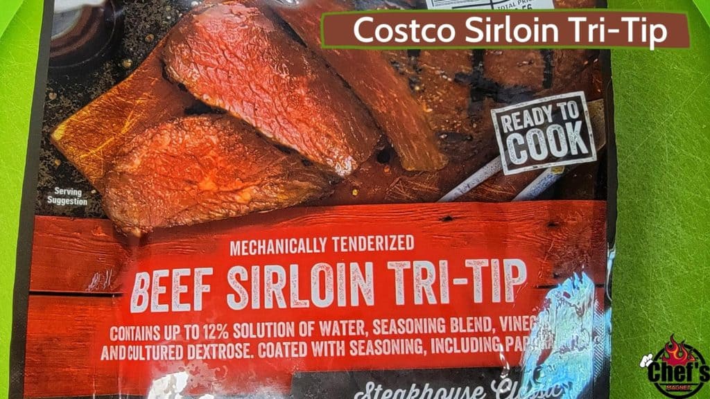 Costco Tri tip in pakcaging